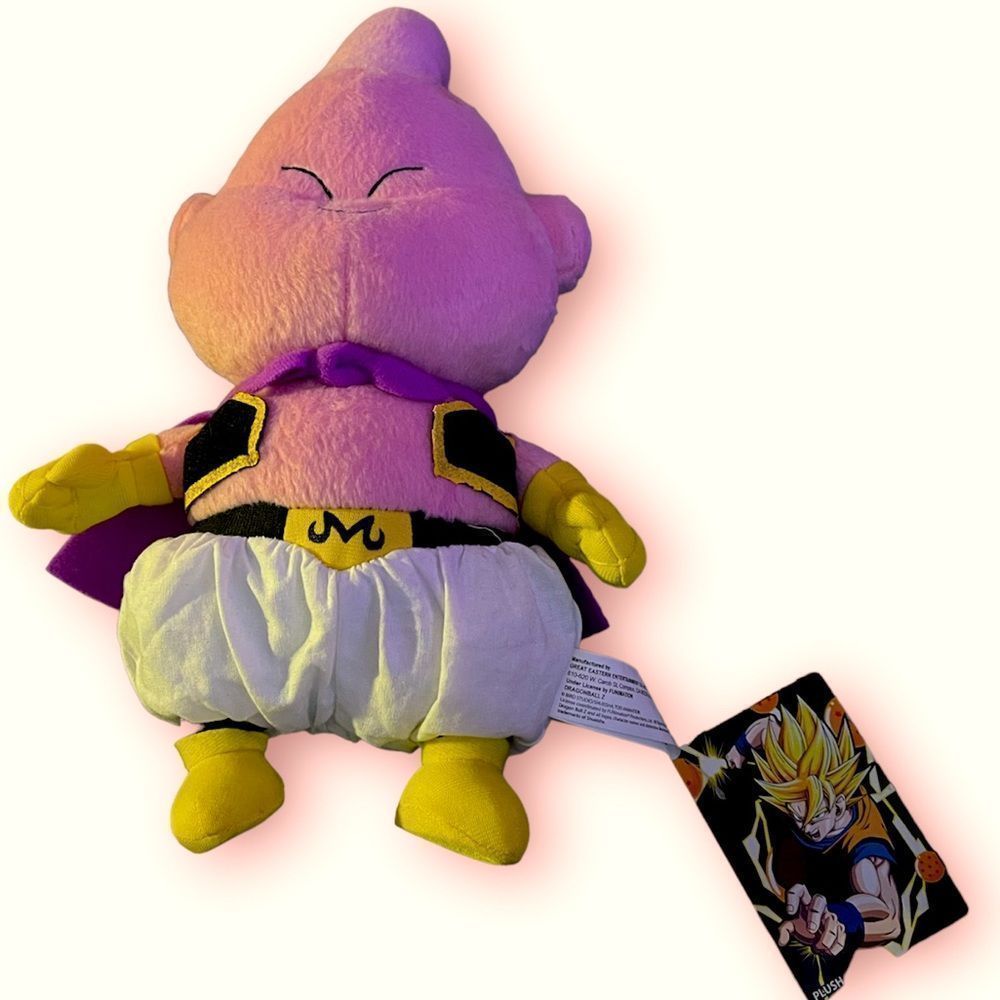 Dragon ball s majin buu plush with tag - tiny flaw pictured